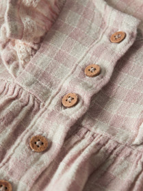 LIL ATELIER Løs Kjole Dagmar Peach Whip